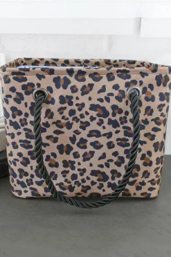 Sale Dear-Lover Waterproof Canvas Toiletry Bag (Slight Color Variations by Batch) Leopard