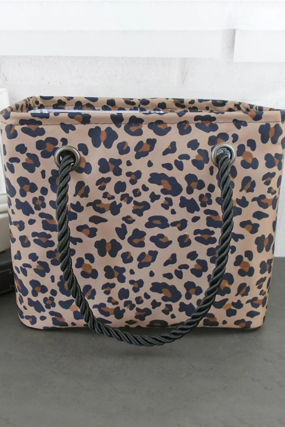 Sale Dear-Lover Waterproof Canvas Toiletry Bag (Slight Color Variations by Batch) Leopard