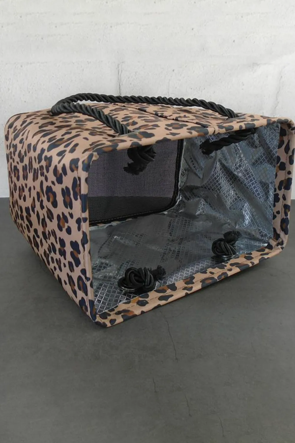Sale Dear-Lover Waterproof Canvas Toiletry Bag (Slight Color Variations by Batch) Leopard