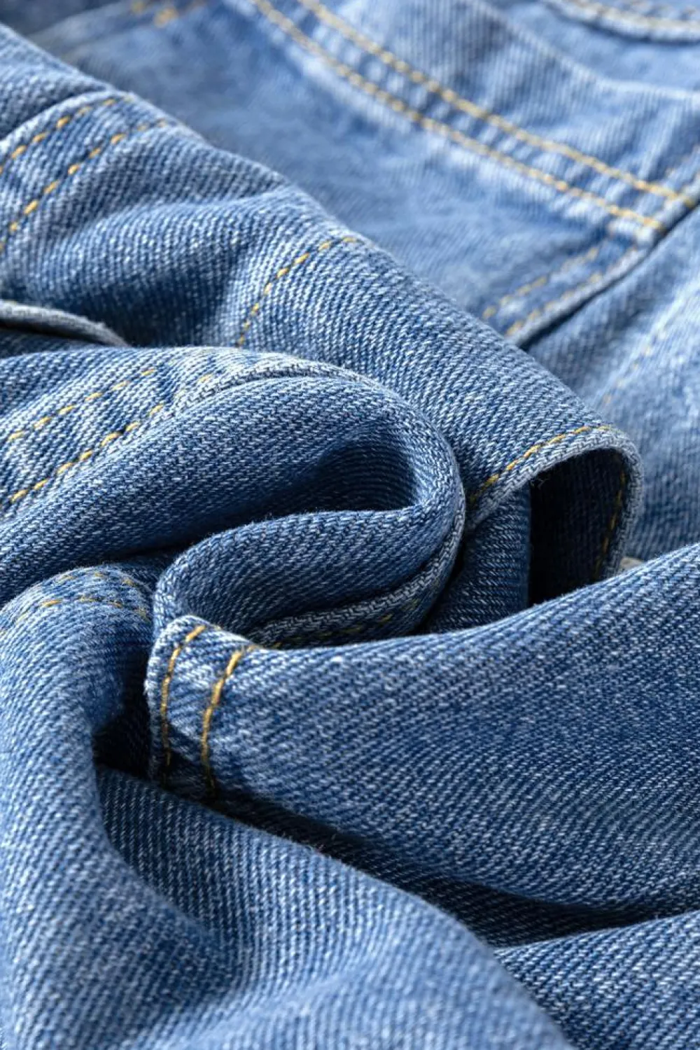 Best Dear-Lover Washed Oversize Pocketed Denim Jacket Light Blue