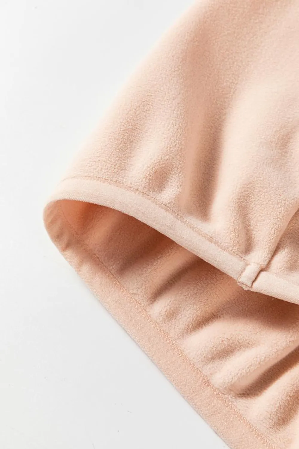 Online Dear-Lover Colorblock Patchwork Half Zip Oversized Sherpa Hoodie Light French Beige