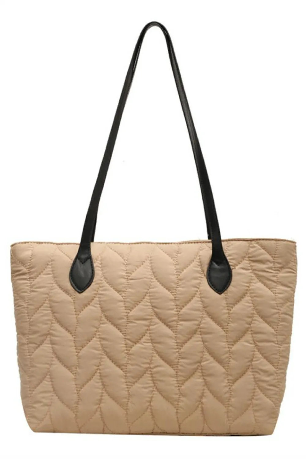 Outlet Dear-Lover Leafy Quilted Fashion One Shoulder Bag Light French Beige