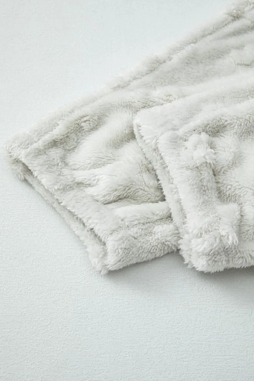 Discount Dear-Lover Leopard Textured Loose Fit Fleece Lounge Set Light Grey