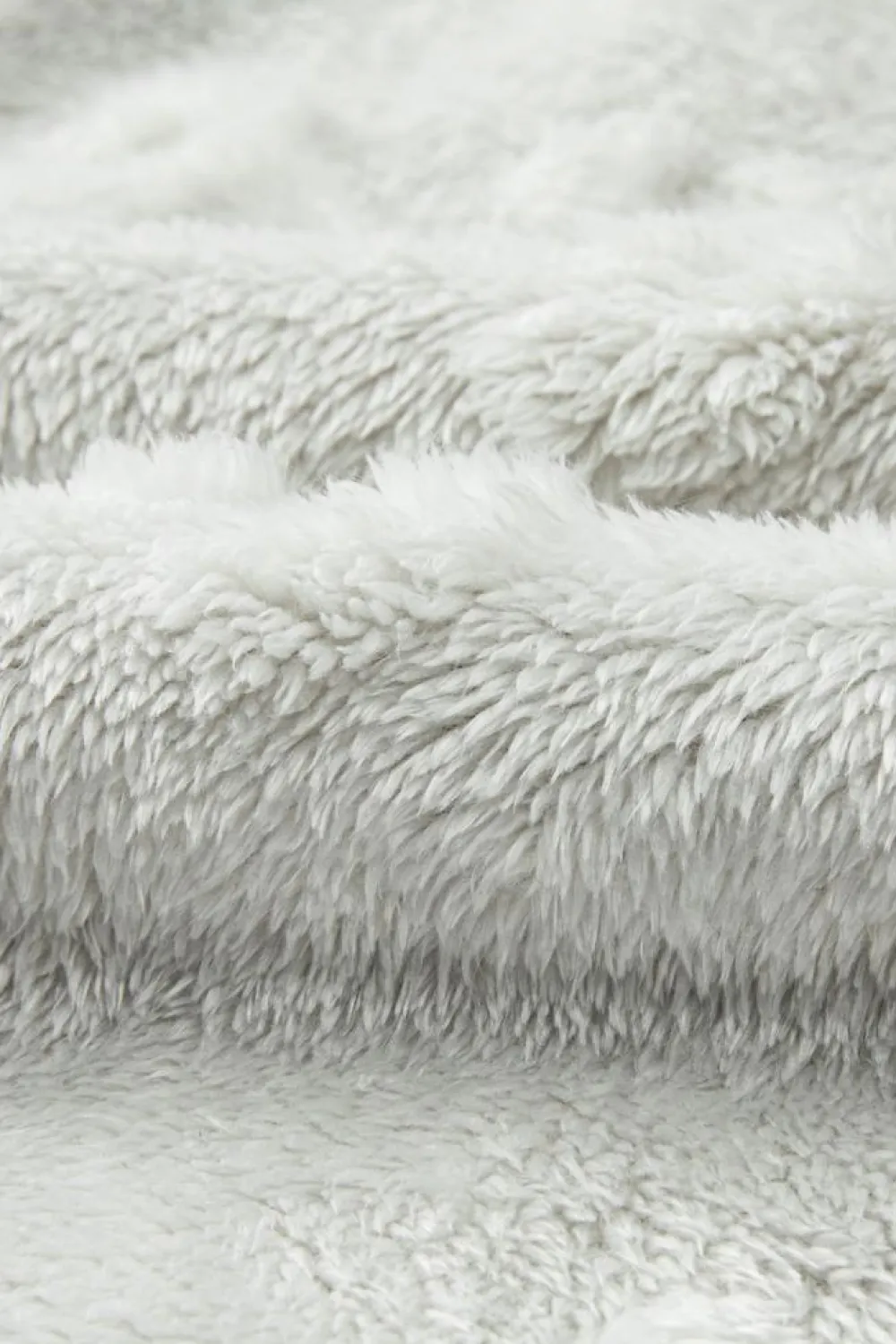 Discount Dear-Lover Leopard Textured Loose Fit Fleece Lounge Set Light Grey