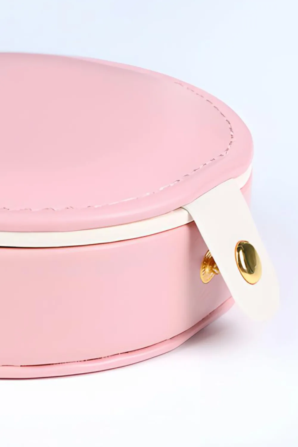 Discount Dear-Lover Jewelry Organizer Cases with Mirror Light Pink