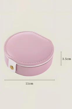 Discount Dear-Lover Jewelry Organizer Cases with Mirror Light Pink