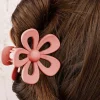 Online Dear-Lover Sweet Hollowed Flower Shape Claw Clip Light Pink