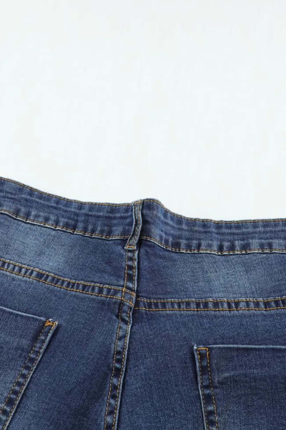Sale Dear-Lover Medium Wash Vintage Wide Leg Jeans Blue