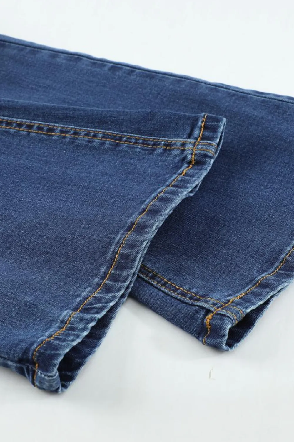 Sale Dear-Lover Medium Wash Vintage Wide Leg Jeans Blue