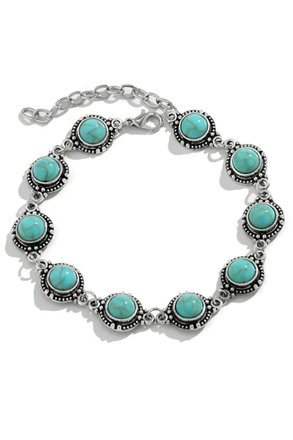 Best Dear-Lover Bohemia Natural Turquoise Anklet Mint Green