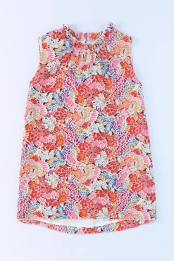 Fashion Dear-Lover Floral Print Relaxed Tank Top Multicolor