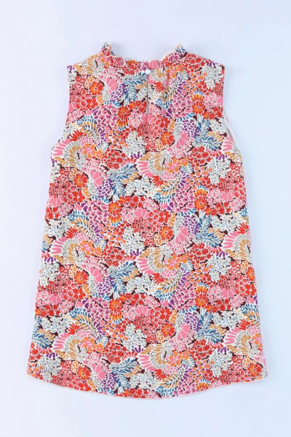 Fashion Dear-Lover Floral Print Relaxed Tank Top Multicolor