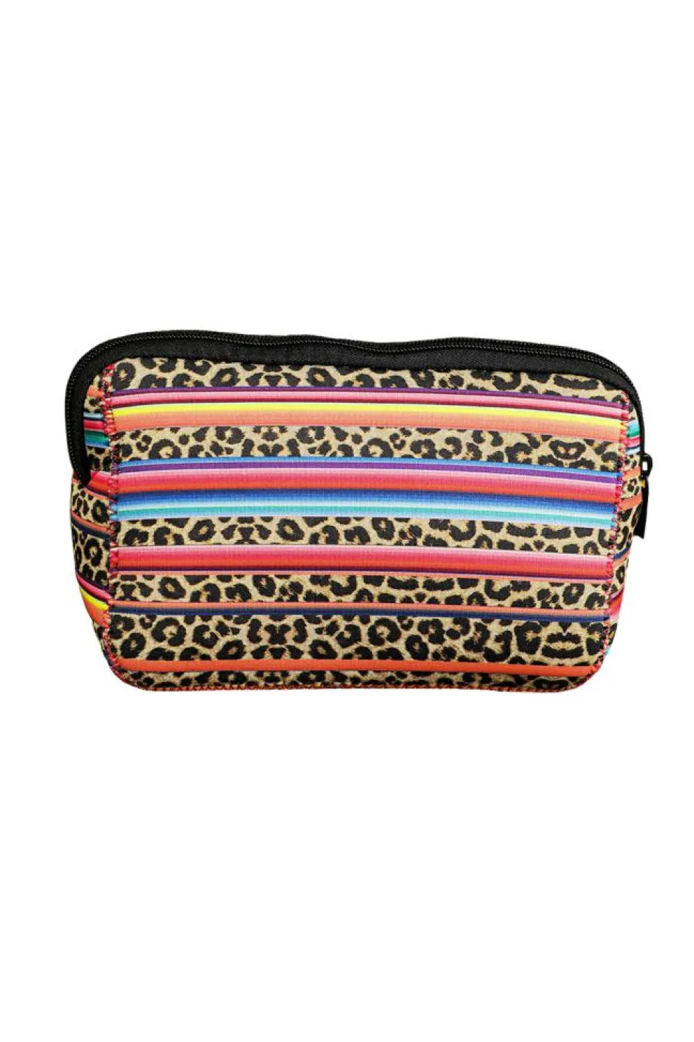 Online Dear-Lover Serape Leopard Make up Storage Bag 14*19CM Multicolor