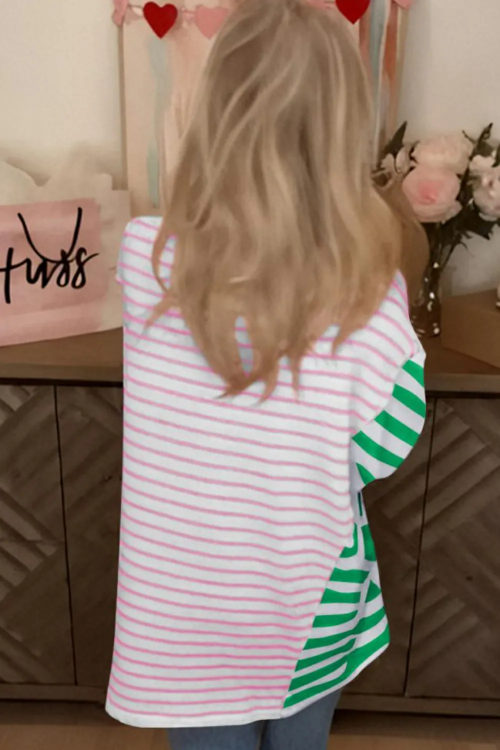Outlet Dear-Lover Colorblock Patchwork Baggy T Shirt Multicolour