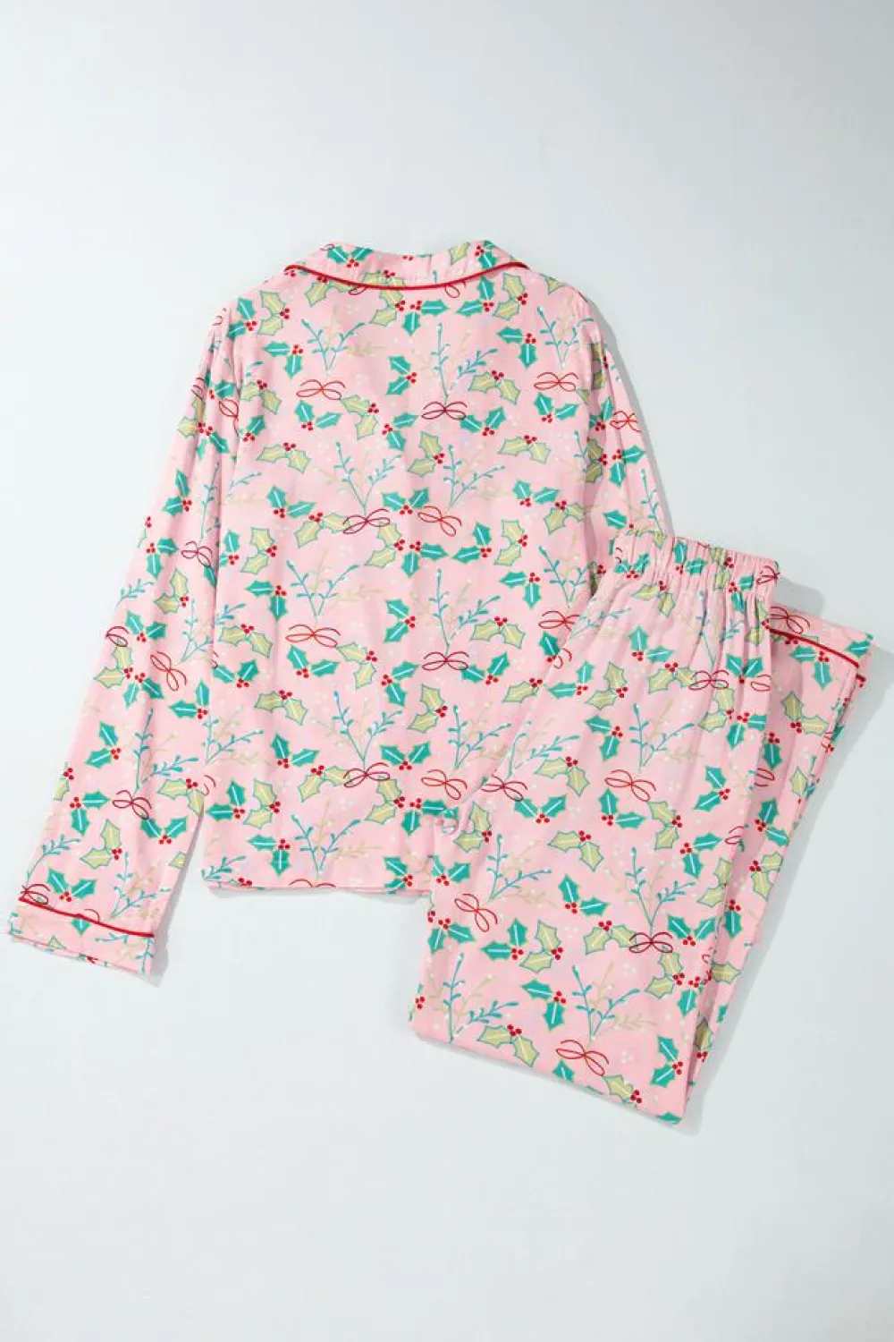 Outlet Dear-Lover Floral Christmas Pajamas Set Multicolour