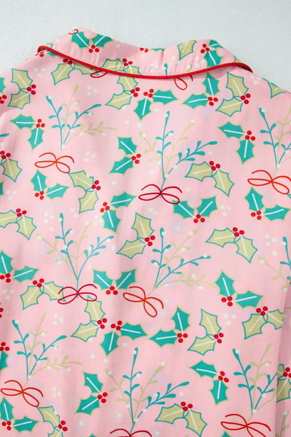 Outlet Dear-Lover Floral Christmas Pajamas Set Multicolour
