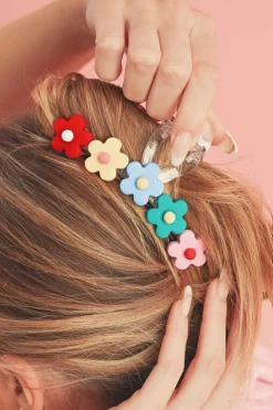 Best Dear-Lover Flowers Cute Hair Claw Clip Multicolour