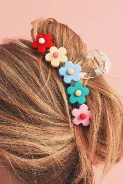 Best Dear-Lover Flowers Cute Hair Claw Clip Multicolour