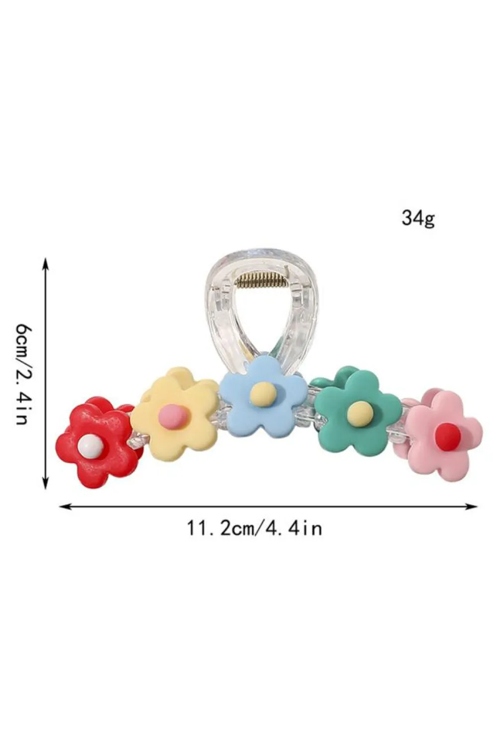 Best Dear-Lover Flowers Cute Hair Claw Clip Multicolour