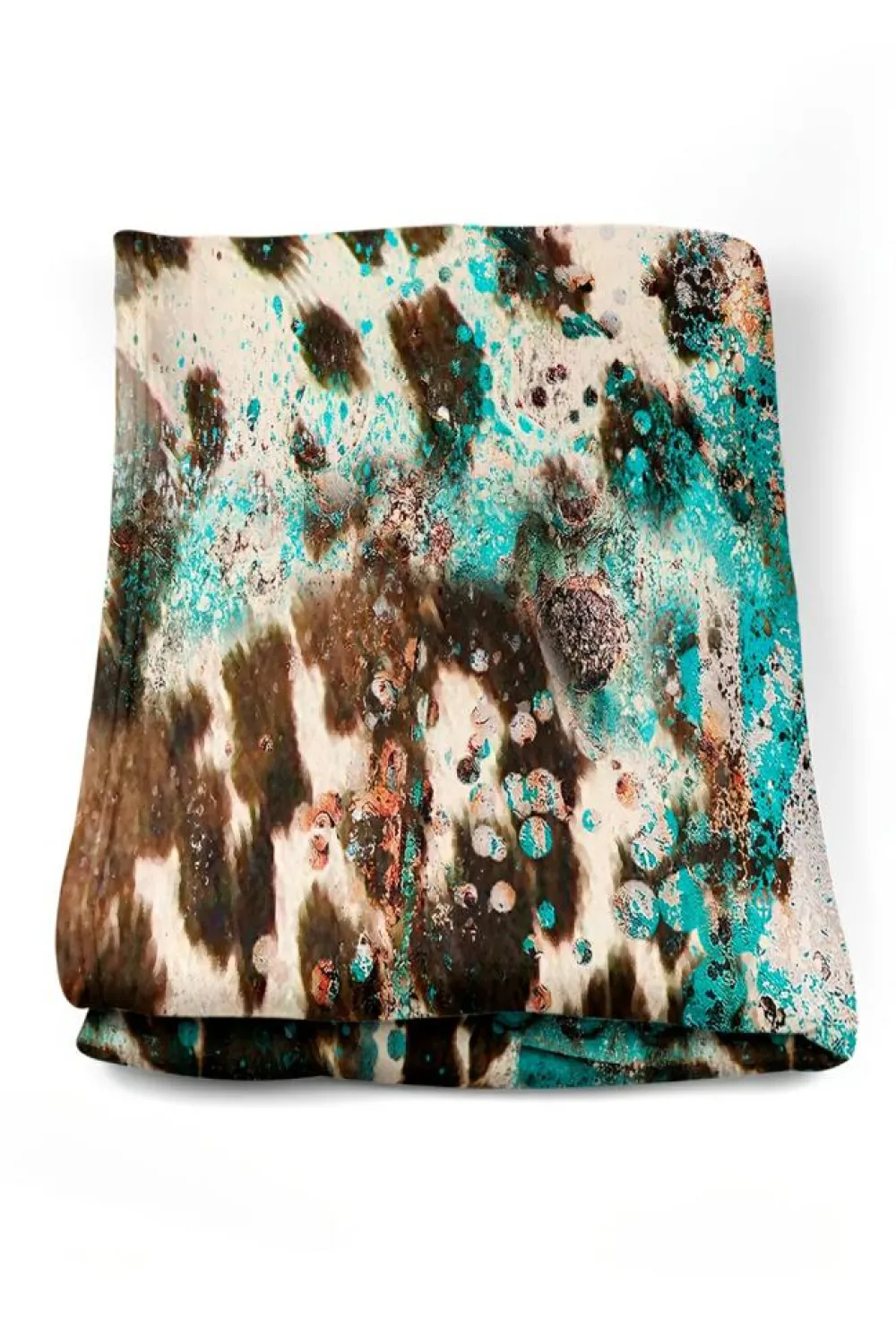 Best Dear-Lover Western Style Pattern Large Flannel Blanket Multicolour