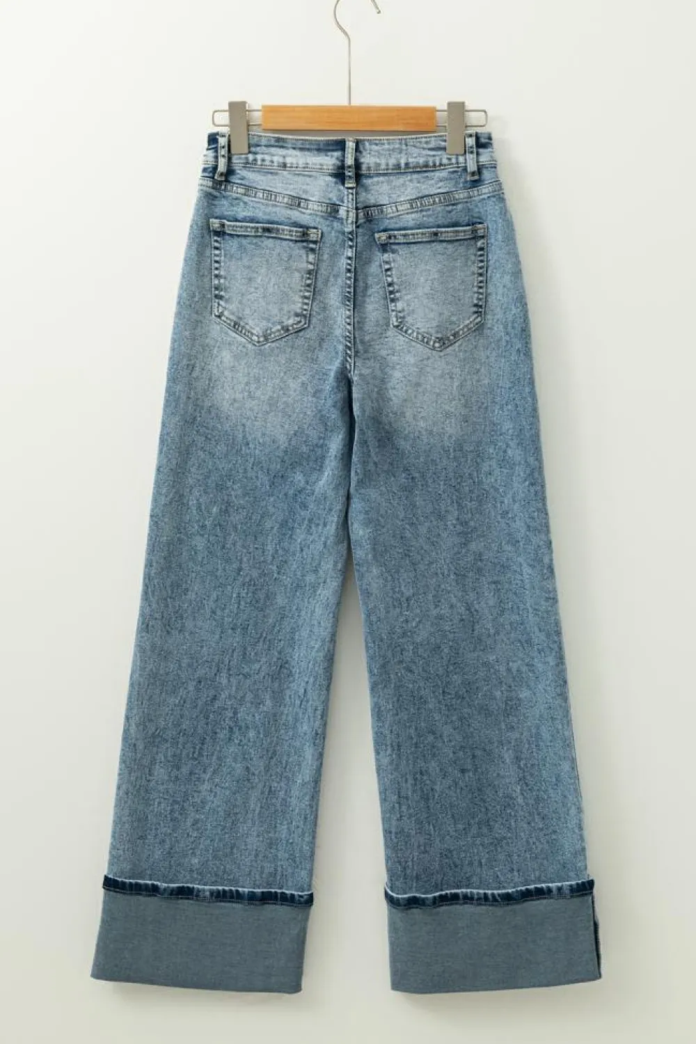 Best Dear-Lover High Rise Button Zip Fly Medium Wash Jeans Myosotis