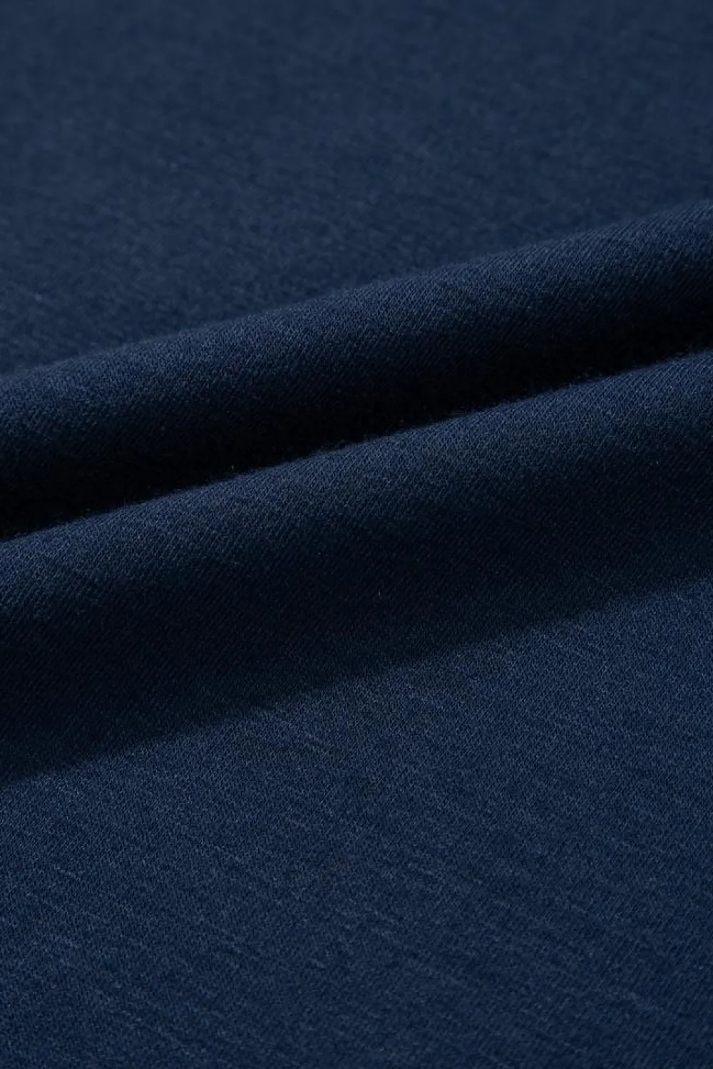 Clearance Dear-Lover Contrast Lace Raglan Sleeve Pleated Detail Shift Dress Navy Blue