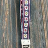 Sale Dear-Lover Western Pattern Knitted Wristband Keychain Navy Blue
