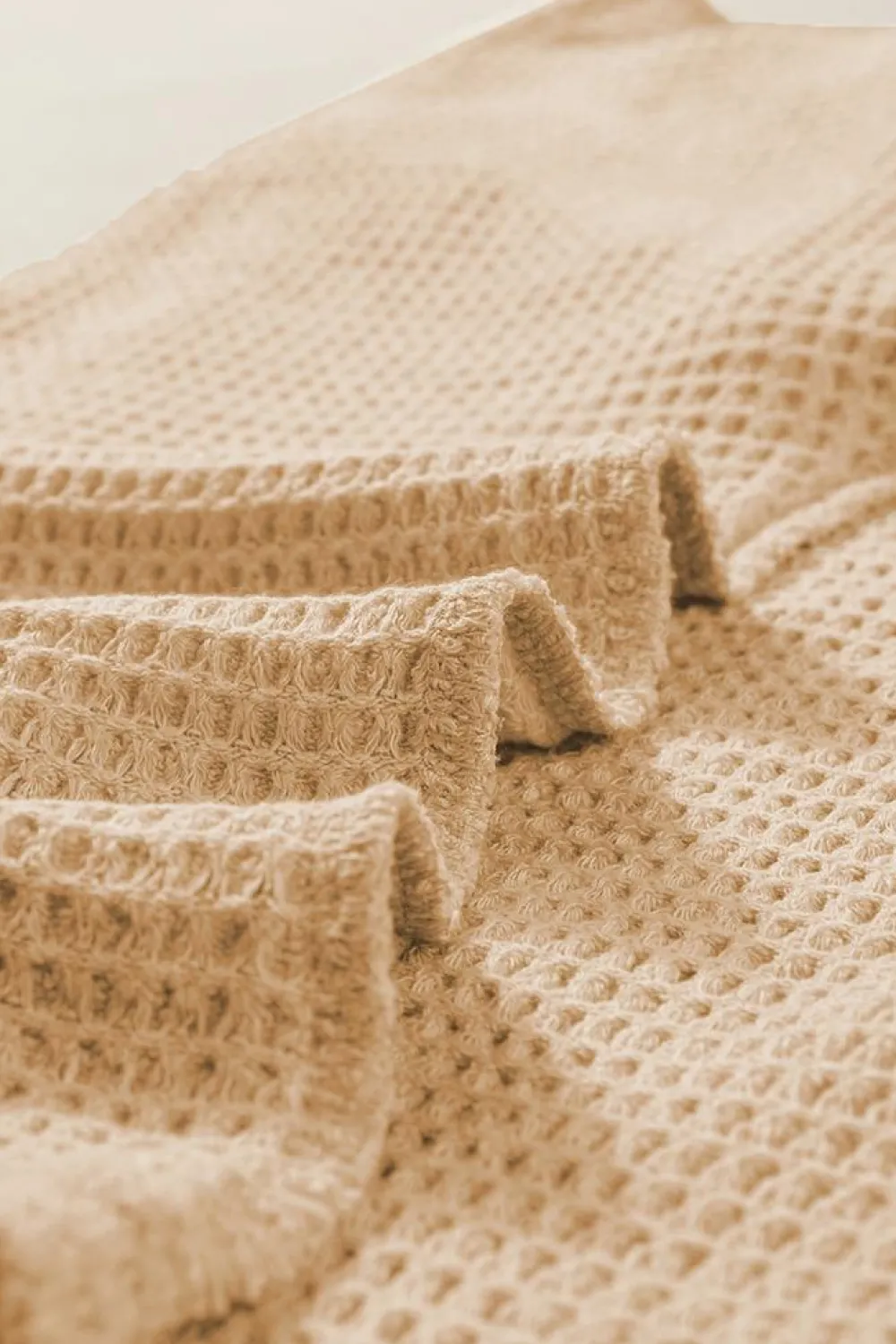Online Dear-Lover Textured Knit Button Back Cuffed Sleeve Tee Oatmeal