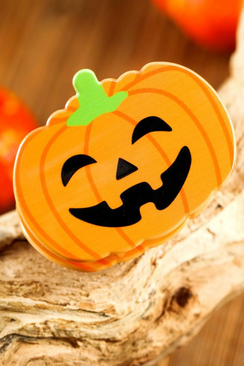 Fashion Dear-Lover Halloween Pumpkin Face Hair Claw Orange