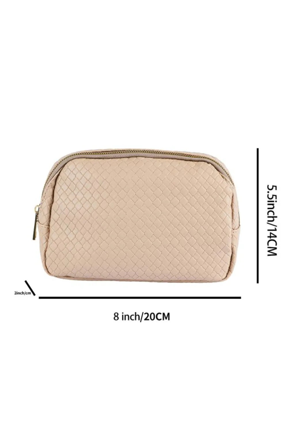Best Dear-Lover Checkered Zipped Buckle Strap Crossbody Bag Parchment
