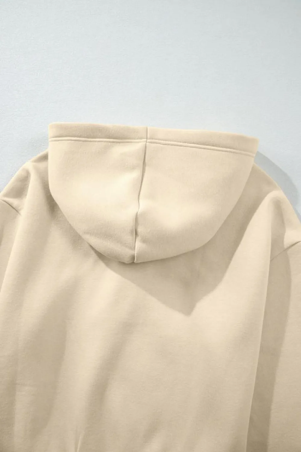 Outlet Dear-Lover Solid Color Hoodie and High Waist Pants Two Piece Activewear Parchment