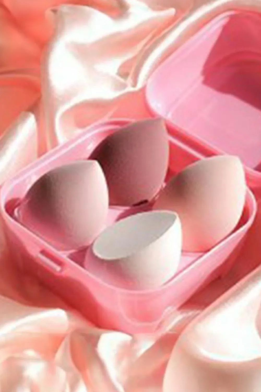 Online Dear-Lover 4pcs Water Drop Shape Makeup Sponge Peach Blossom