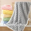 Online Dear-Lover Textured Soft Bath Towel Peach Blossom