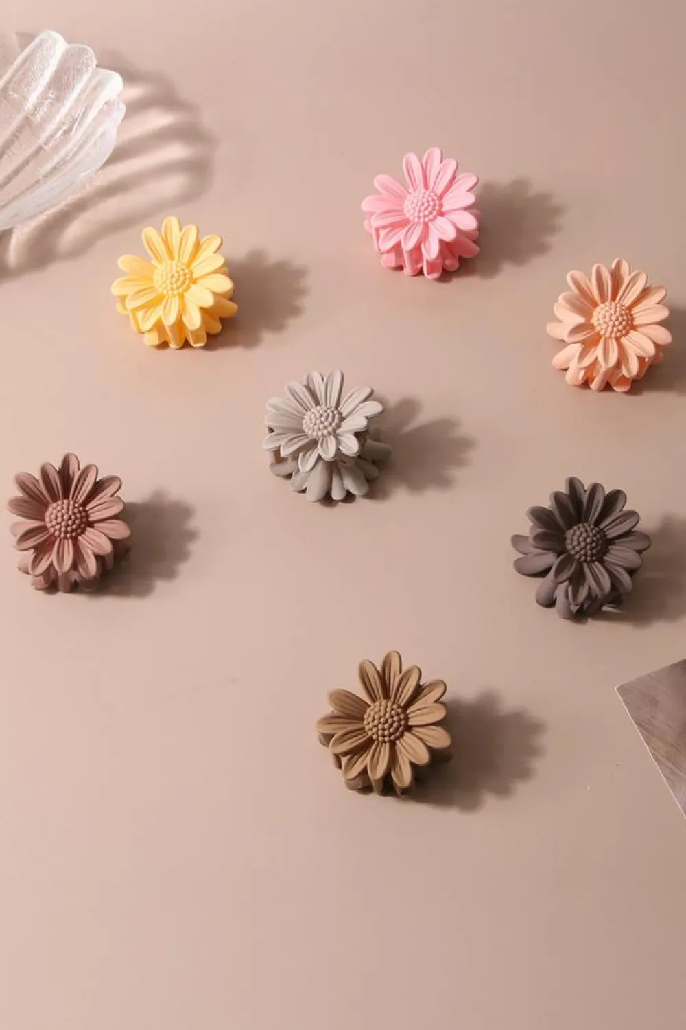Outlet Dear-Lover Boho Daisy Flower Frosted Hair Clawclip Pink