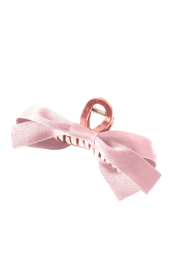 Sale Dear-Lover Bow Decor Large Hair Claw Clip Pink