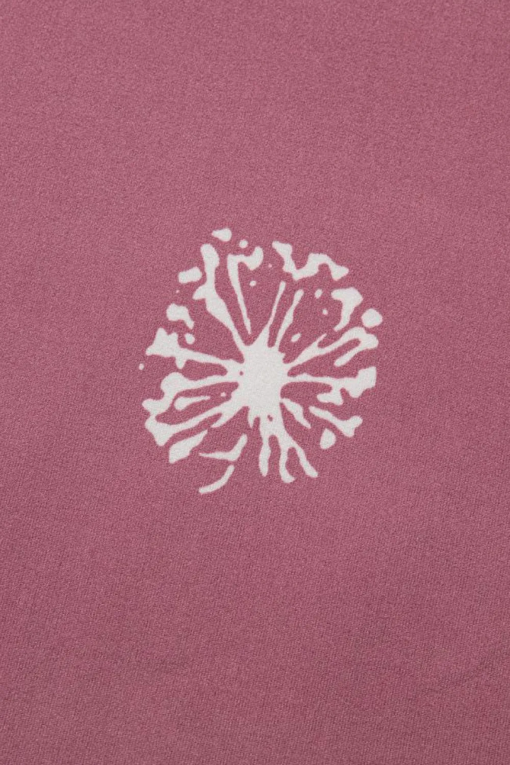 Fashion Dear-Lover Dandelion Print Crew Neck T-shirt Pink