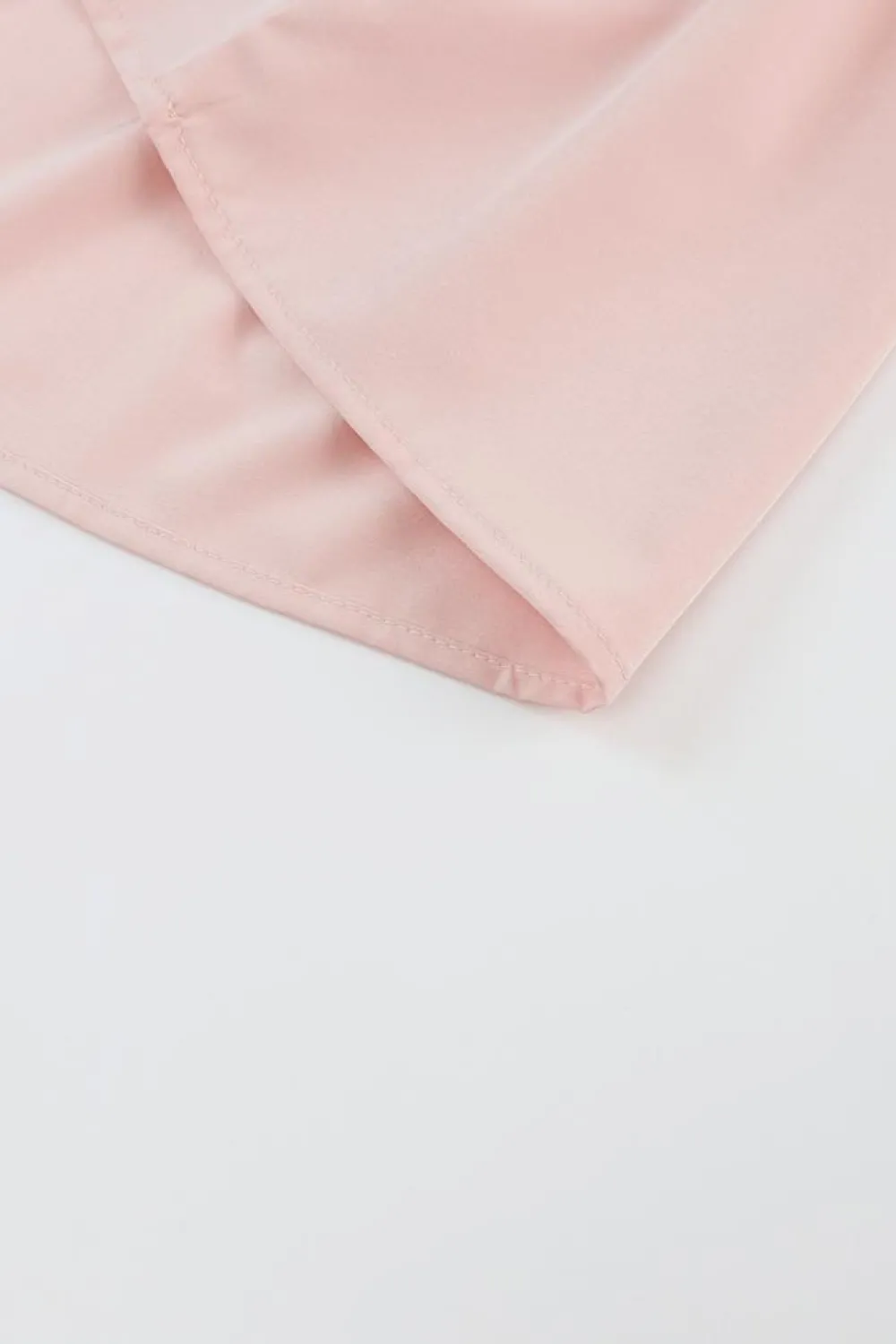 Fashion Dear-Lover Frilled Stand Collar Long Sleeve Ruffle Dress Pink