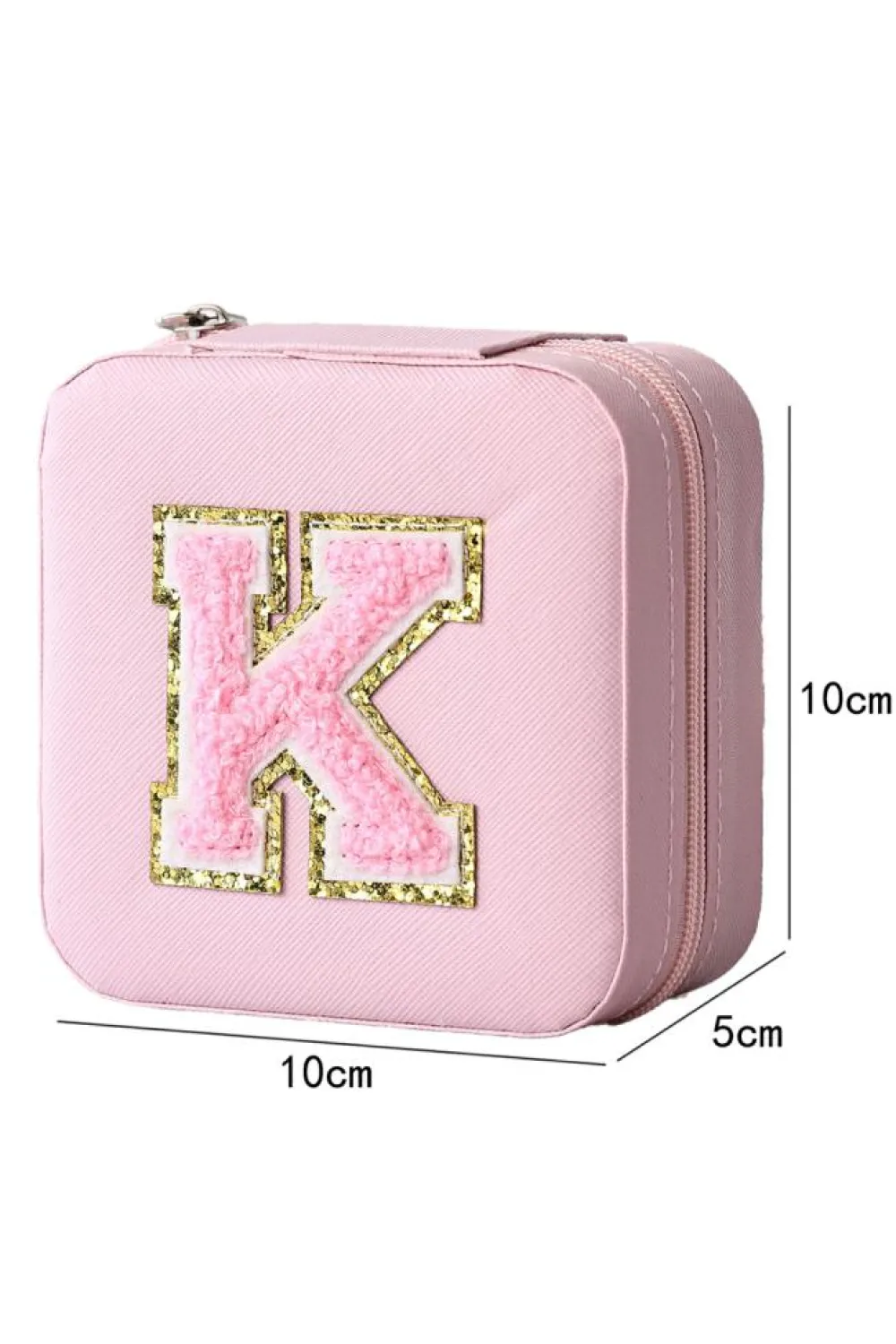 Discount Dear-Lover Initial K Jewelry Organizer Box Pink