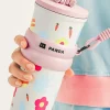 Hot Dear-Lover Panda Decor Cute Print Stainless Steel Vacuum Cup 23OZ Pink