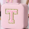 Discount Dear-Lover Portable Chenille T Small Jewelry Box Pink