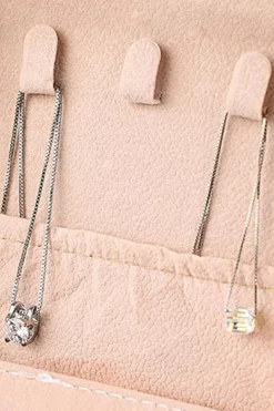 Online Dear-Lover Portable Initial J Jewelry Box Pink