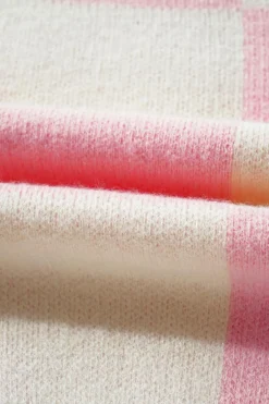 Discount Dear-Lover Preppy Bow Detail Checkered Sweater Vest Pink