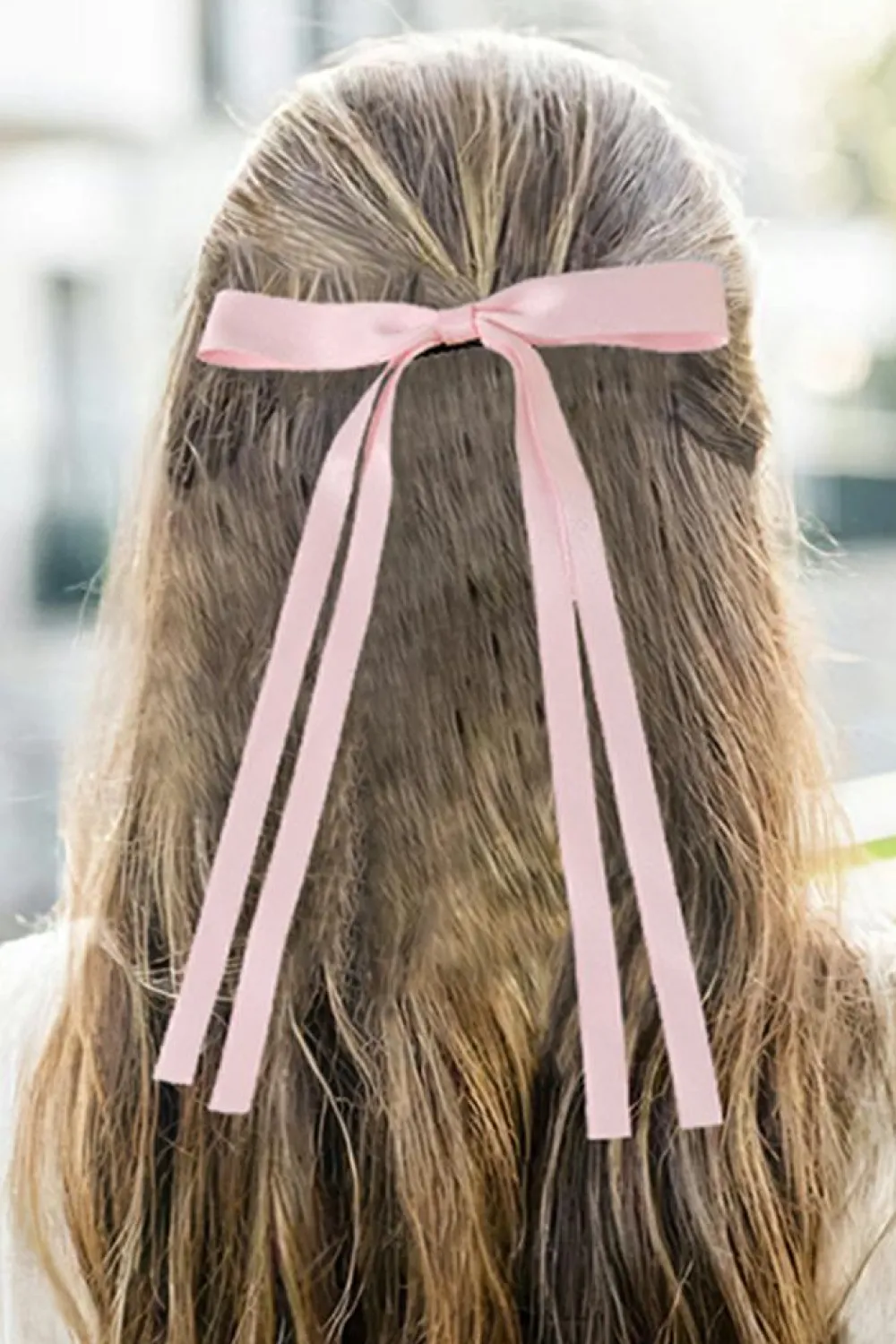 Discount Dear-Lover Ribbon Bowknot Hair Clip Pink