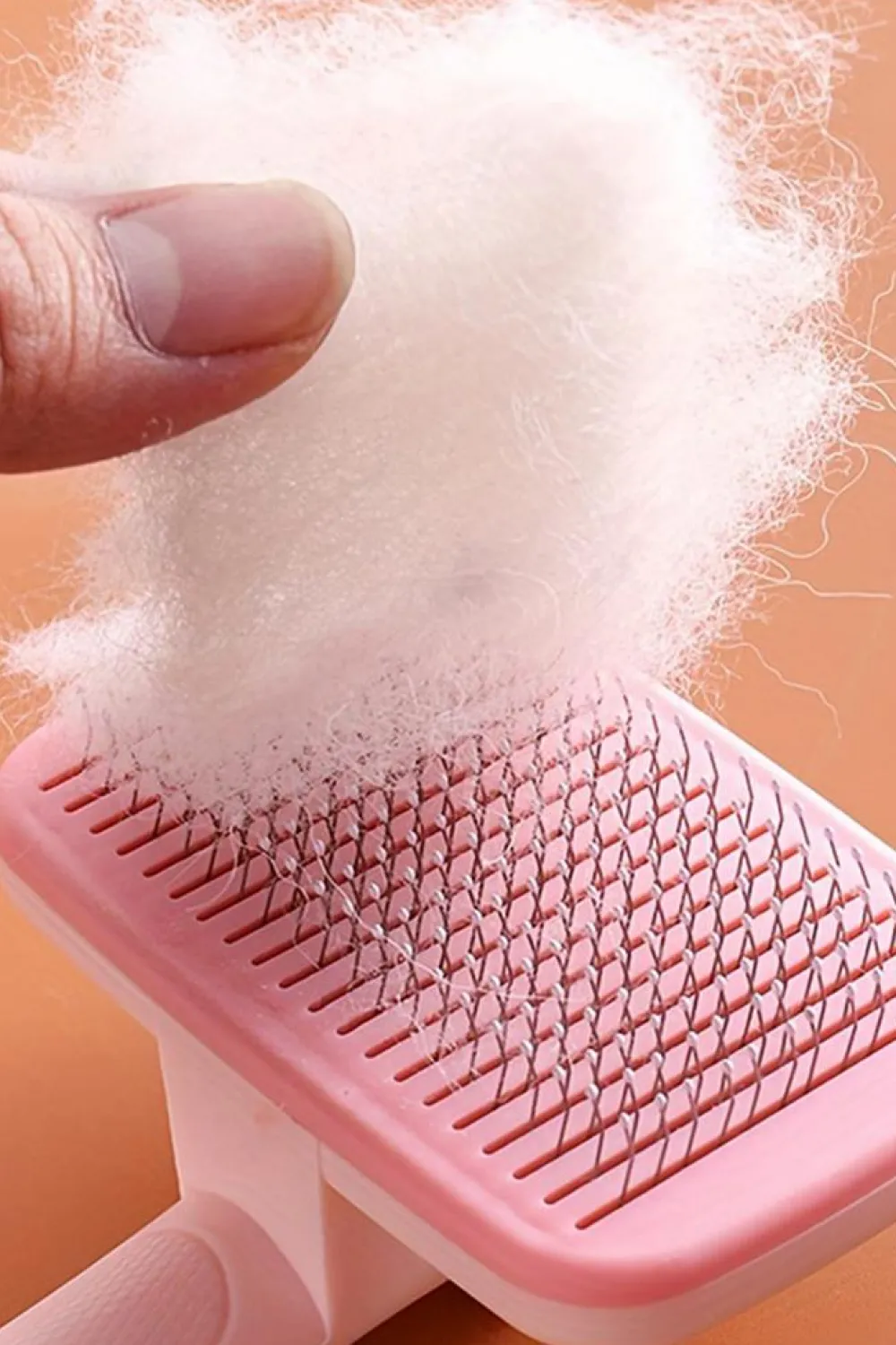 Outlet Dear-Lover Self Cleaning Gently Grooming Brush Pet Comb Pink