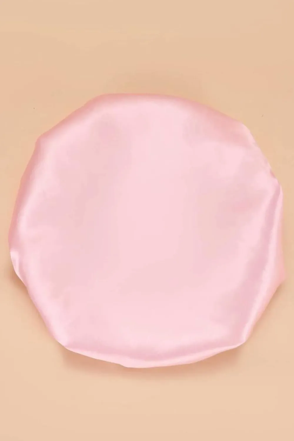 Fashion Dear-Lover Wide Elastic Band Large Sleep Hair Bonnet Pink