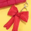 Best Dear-Lover Cute 3D Bow Knot Keychain Racing Red