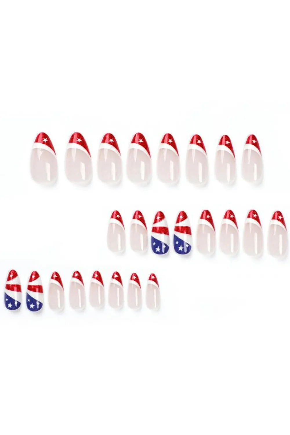 Online Dear-Lover Independence Day Nails Stickers Red