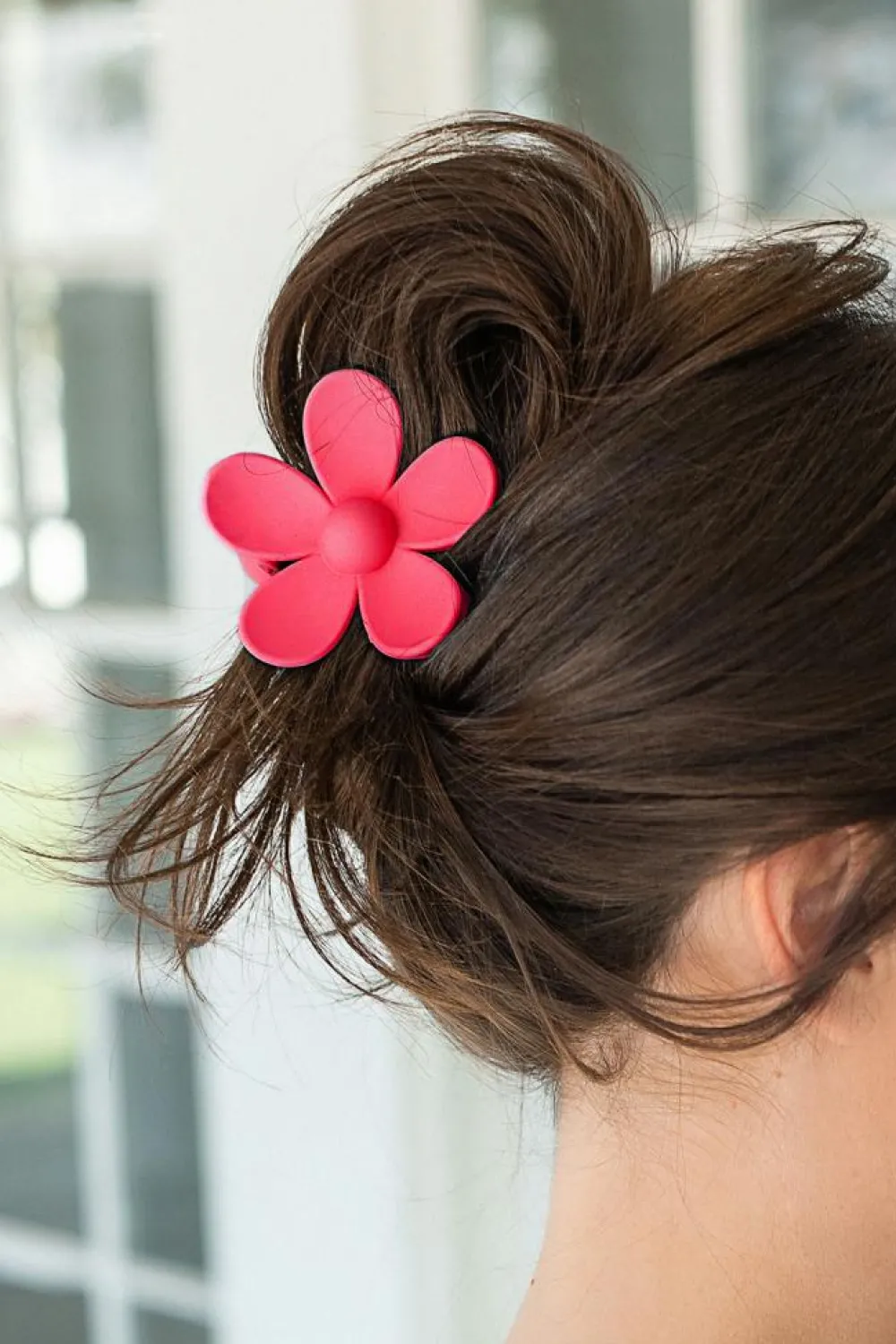 Online Dear-Lover Flower Hair Claw Clip Rose
