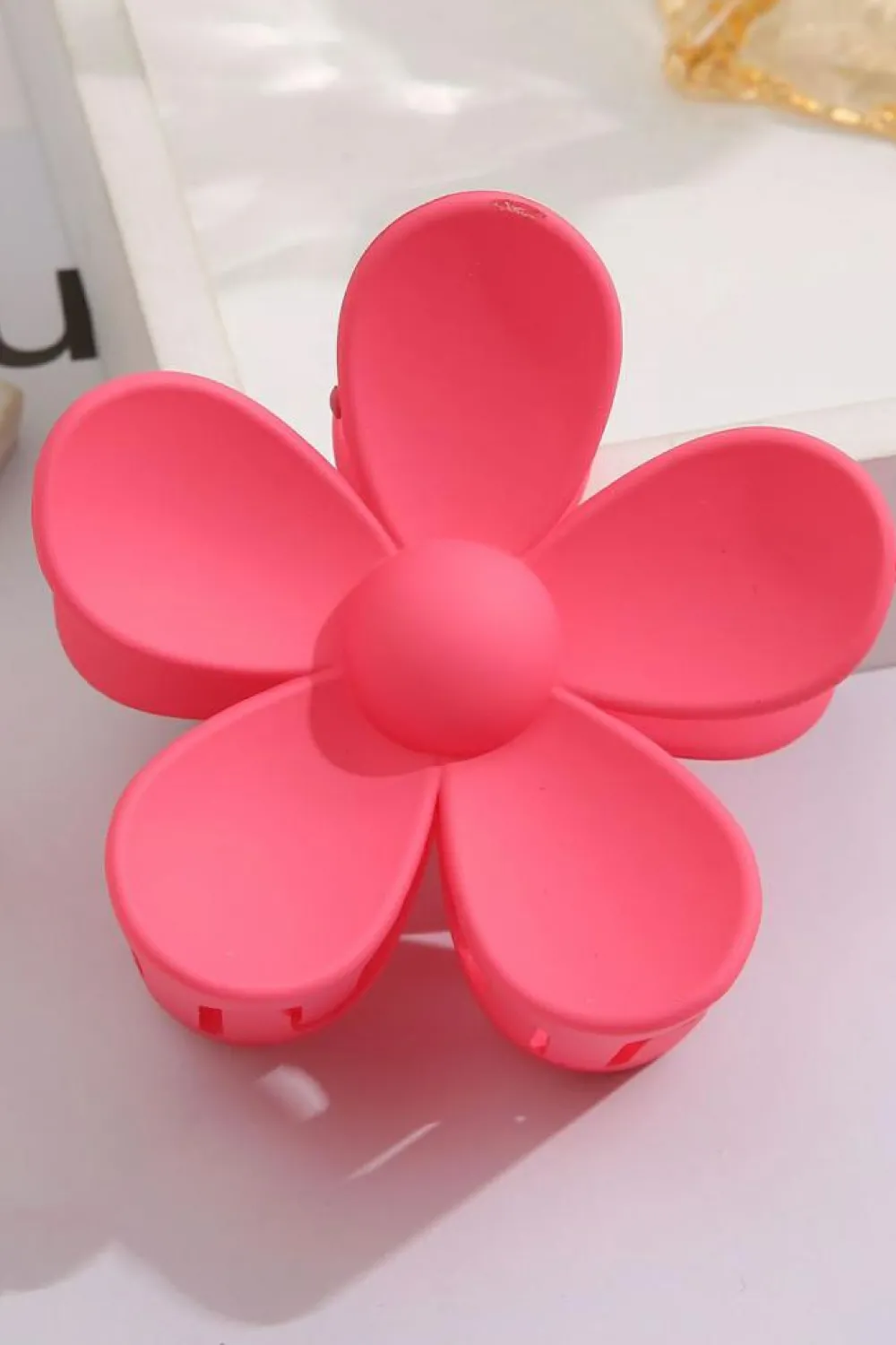 Online Dear-Lover Flower Hair Claw Clip Rose