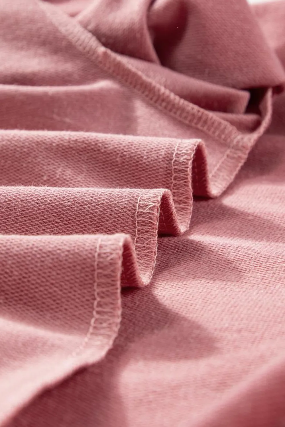 New Dear-Lover Button Tab Detail Long Sleeve Top Rose Tan
